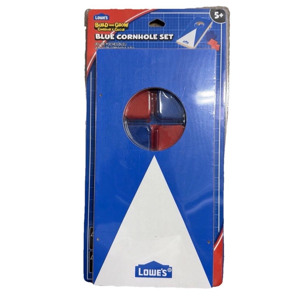 Desktop Mini Cornhole Set Lowe's Build & Grow 1 Board & 4 Beanbags per kit